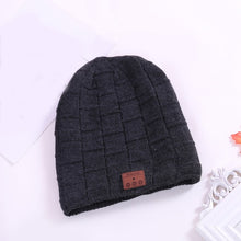 Load image into Gallery viewer, Smart Cap Sport Bluetooth Soft Winter Hat Headset Wireless Beanie
